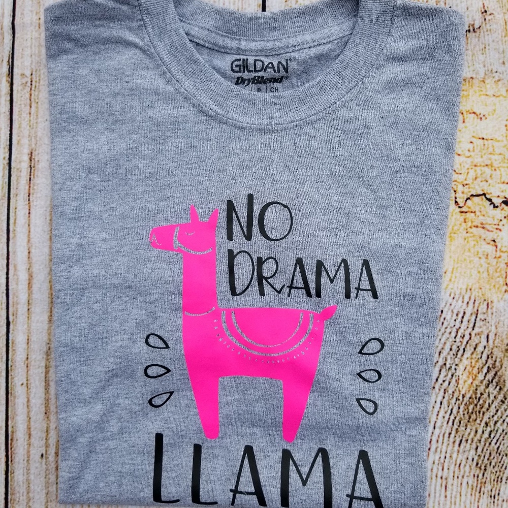 UNISEX GRAPHIC T-SHIRT NO DRAMA LLAMA
